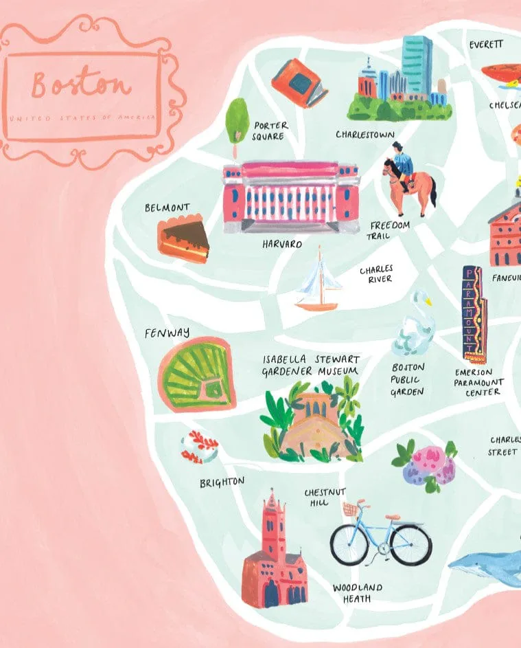 Sophie’s map of Boston
