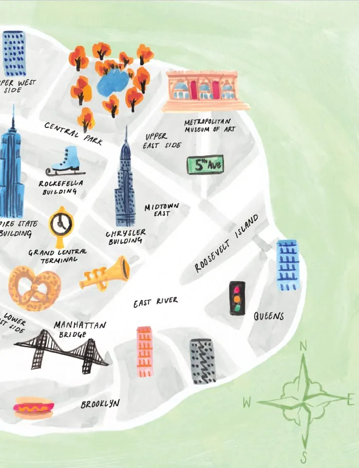 Sophie’s map of Manhattan