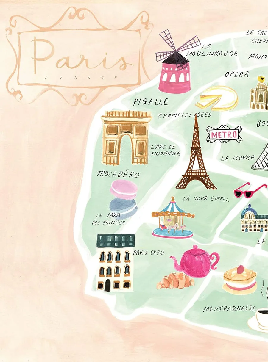 Sophie’s map of Paris