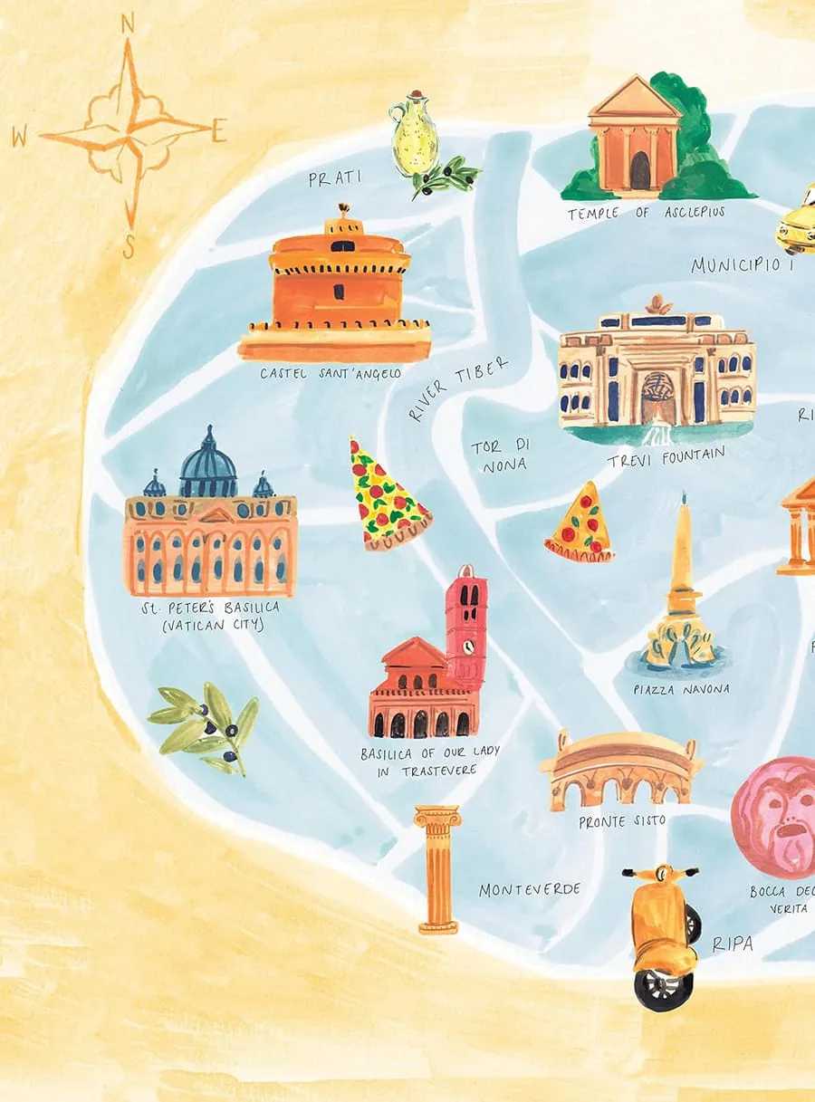 Sophie’s map of Rome